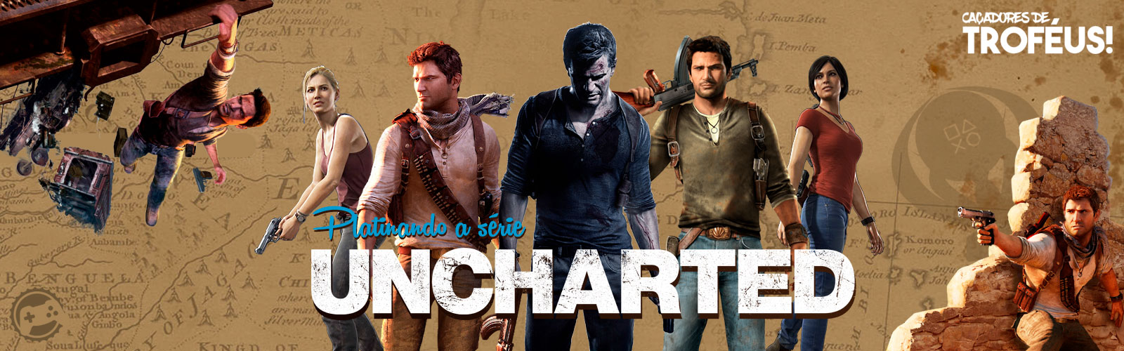 Platinando a série Uncharted! Cover