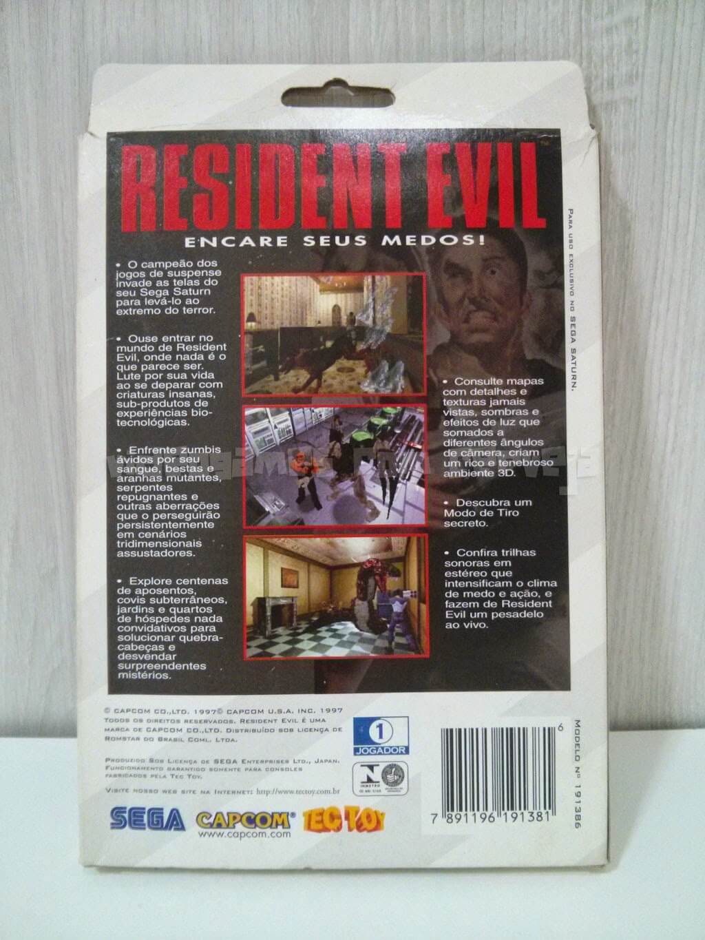 
  
    Resident Evil - Traseira
  
