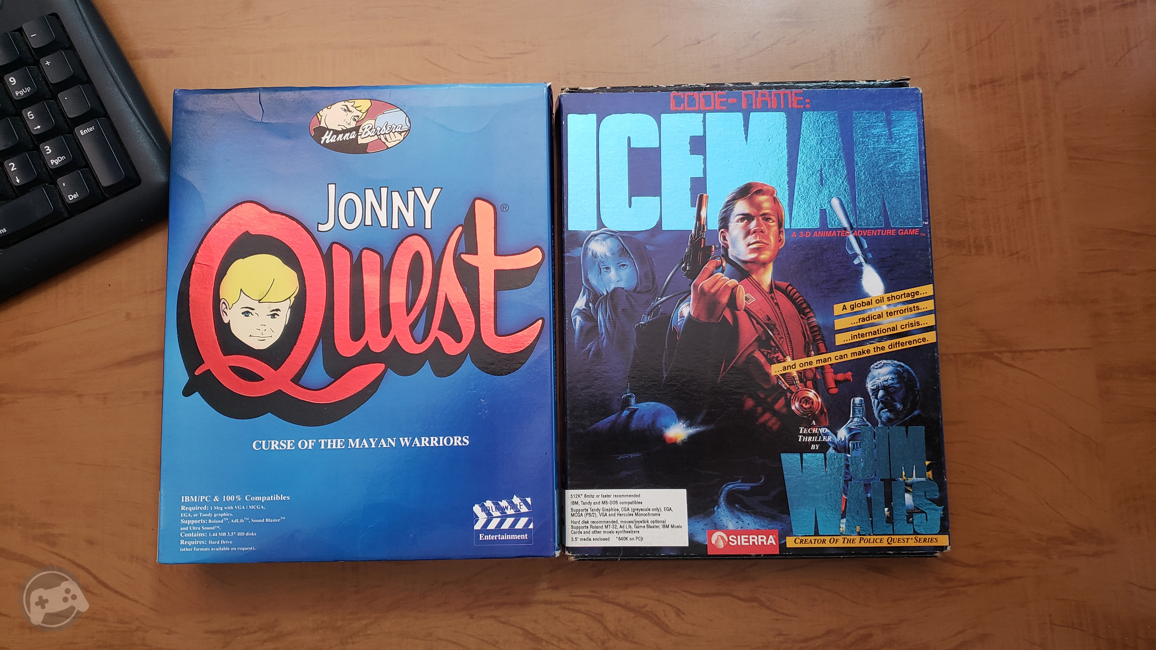 
  
    Um é de 1989 (ICEMAN) e o outro é de 1993 (Jonny Quest) - Foto: Acervo pessoal
  
