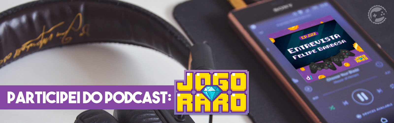 Minha participação no podcast Jogo Raro! Cover