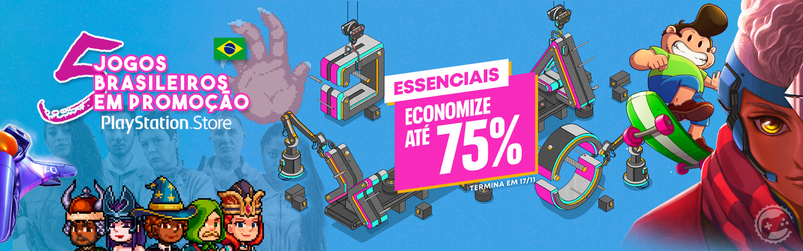 5 jogos brasileiros em promoção na PS Store | Essenciais Cover