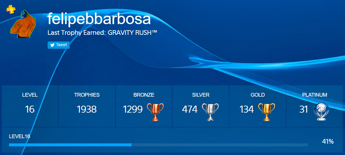 Meu perfil PlayStation, me adicionem! :)